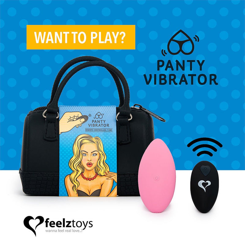 FeelzToys Panty Vibrator - Ferngesteuerter Vibrator Pink - myjoy