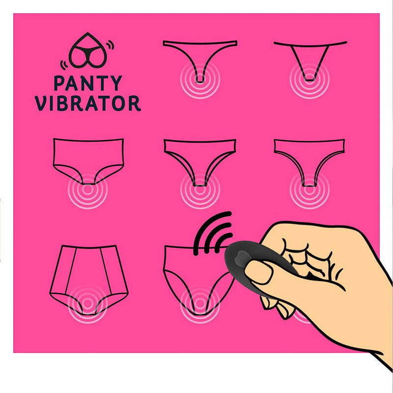 FeelzToys Panty Vibrator - Ferngesteuerter Vibrator Pink - myjoy