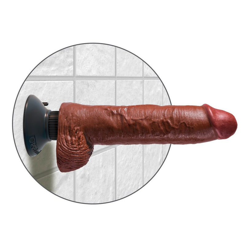 Grosser realistischer Vibrator 25 cm «King Cock Real Deal» - myjoy