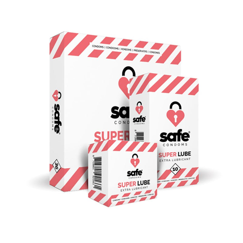 SAFE Kondom «SUPER LUBE» Extra Lubricant - myjoy